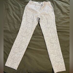 Express Women's Ankle Pants in White Heather